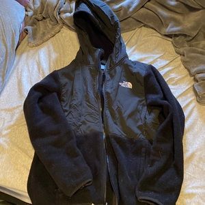 North face Denali fleece w/ hood (Girls)